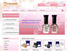 Tablet Screenshot of elifestore.com